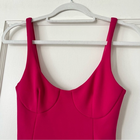 Bec + Bridge Amelie Mini Dress Magenta Bodycon Barbie Bachelorette Party GNO 2 - Picture 3 of 7
